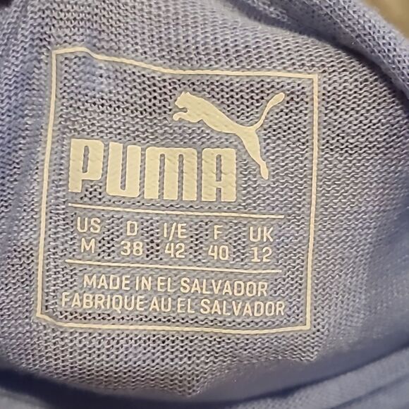 Puma womens‎ light purple soft open back tshirt size medium - Picture 5 of 7